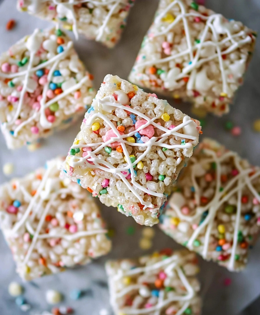 White Chocolate Funfetti Treats