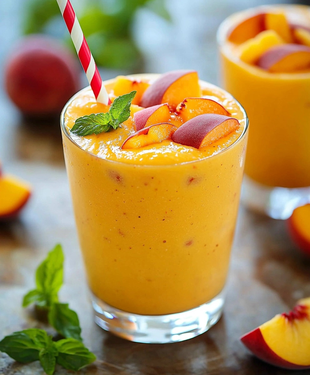 Peach Smoothie Benefits