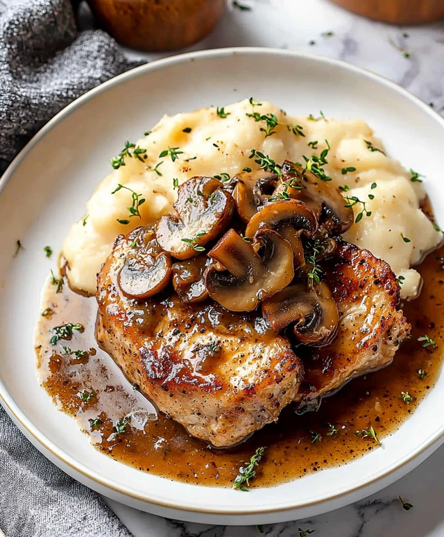 Crock Pot Pork Chops Mushroom Sauce