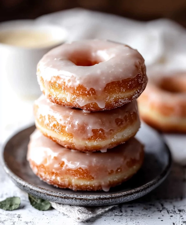 Sour Cream Glazed Donuts