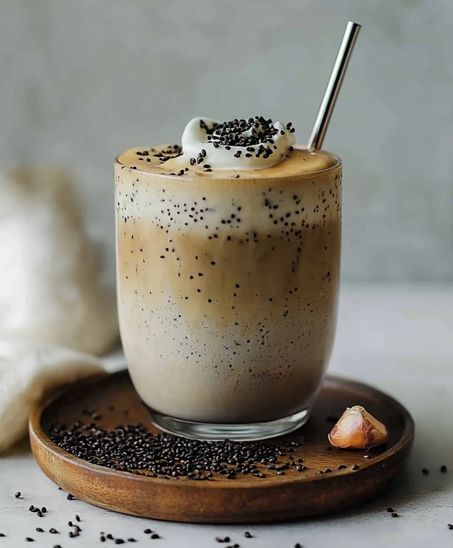 Black Sesame Latte
