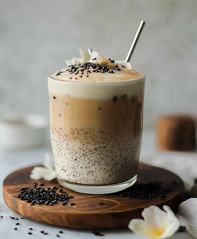 Black Sesame Latte