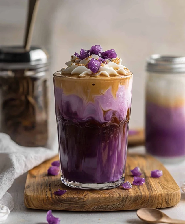 Iced Ube Latte