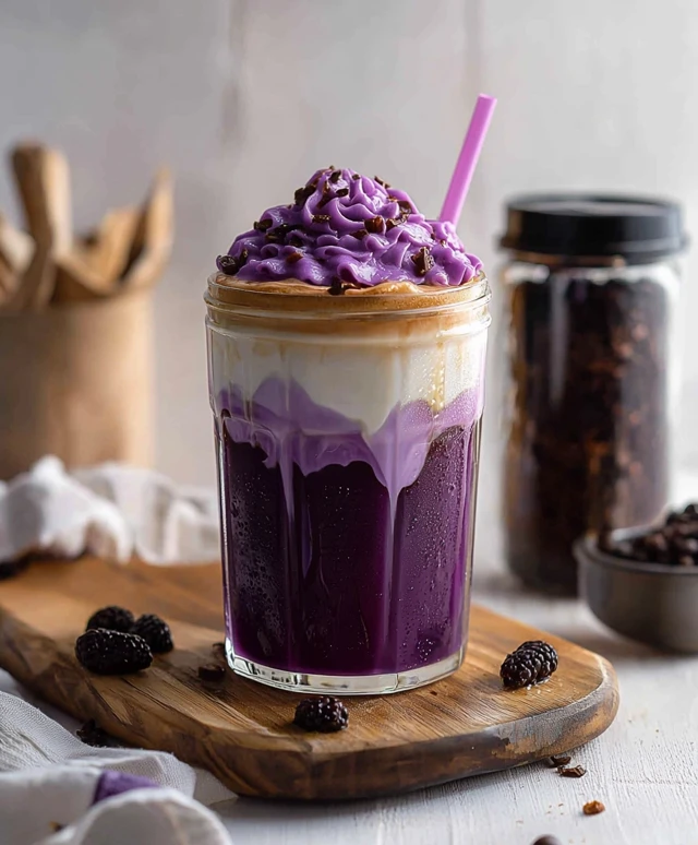 Iced Ube Latte