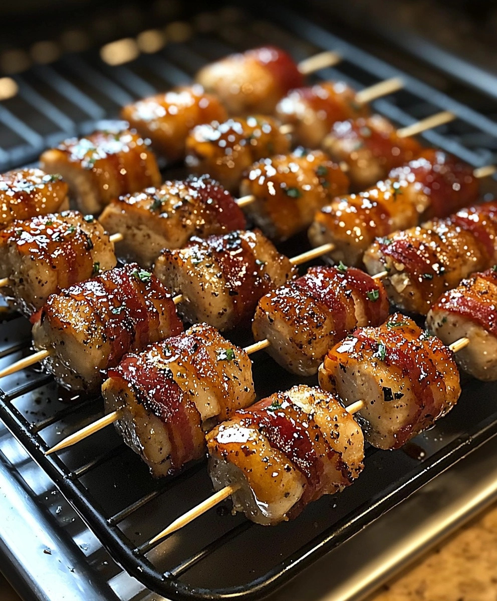 Maple Glazed Bacon Chicken