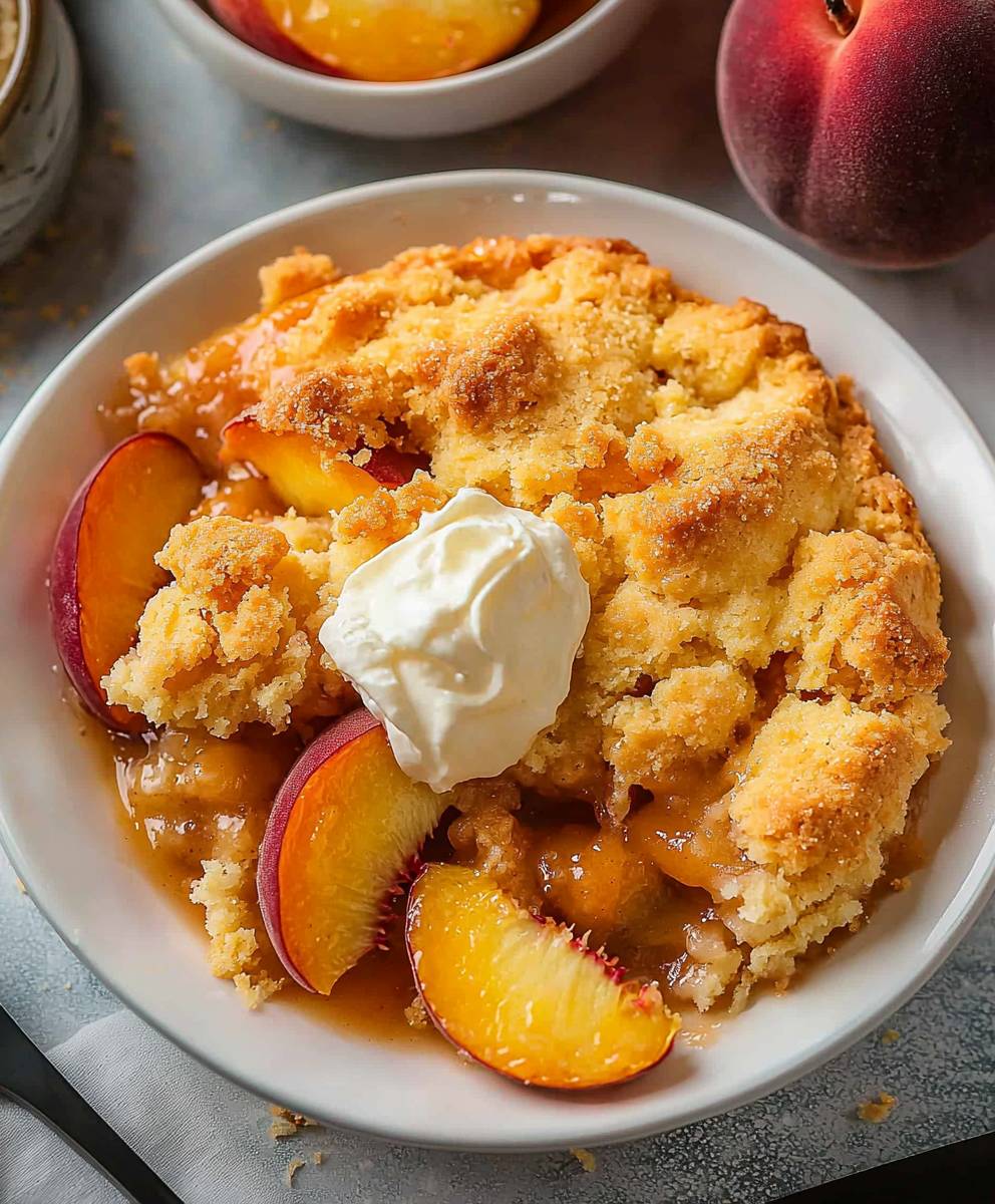 Peach Cobbler Cake Mix