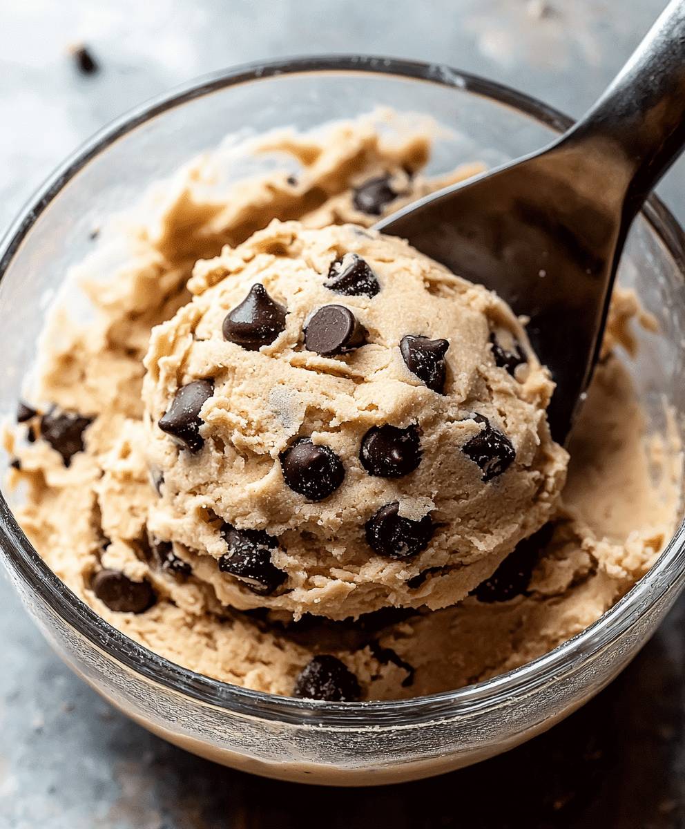 Edible cookie dough