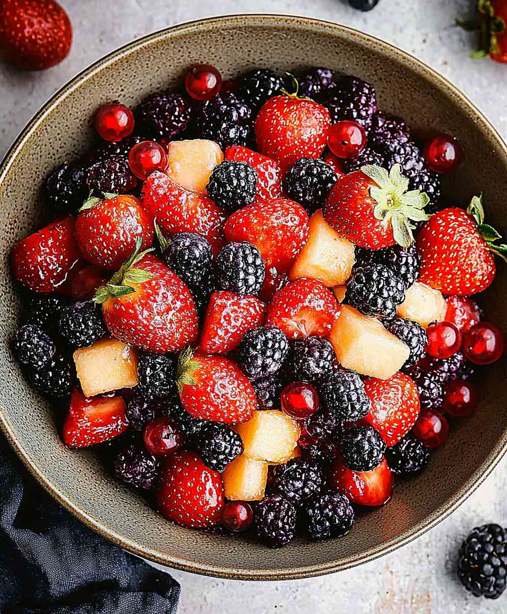 Berry fruit salad