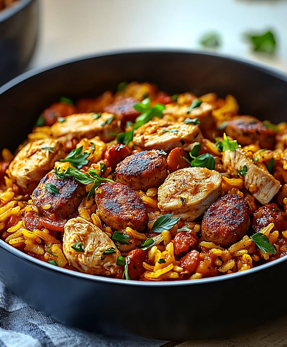 Chicken Sausage Jambalaya