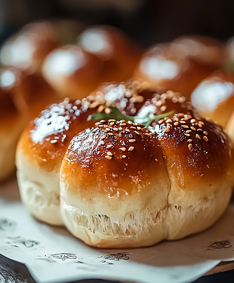 Bunny shaped buns
