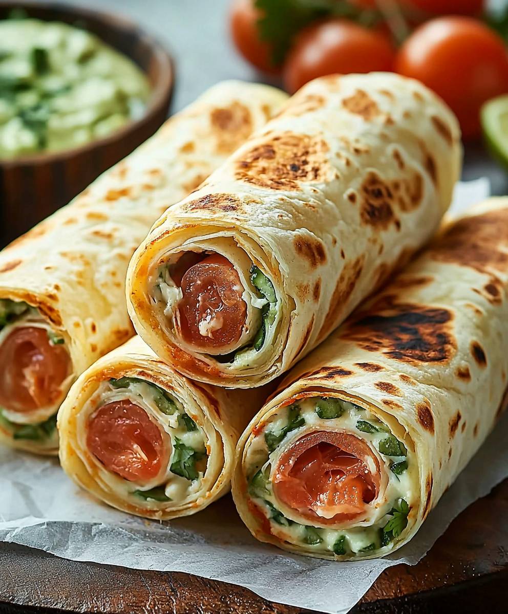 Tortilla rollups appetizer