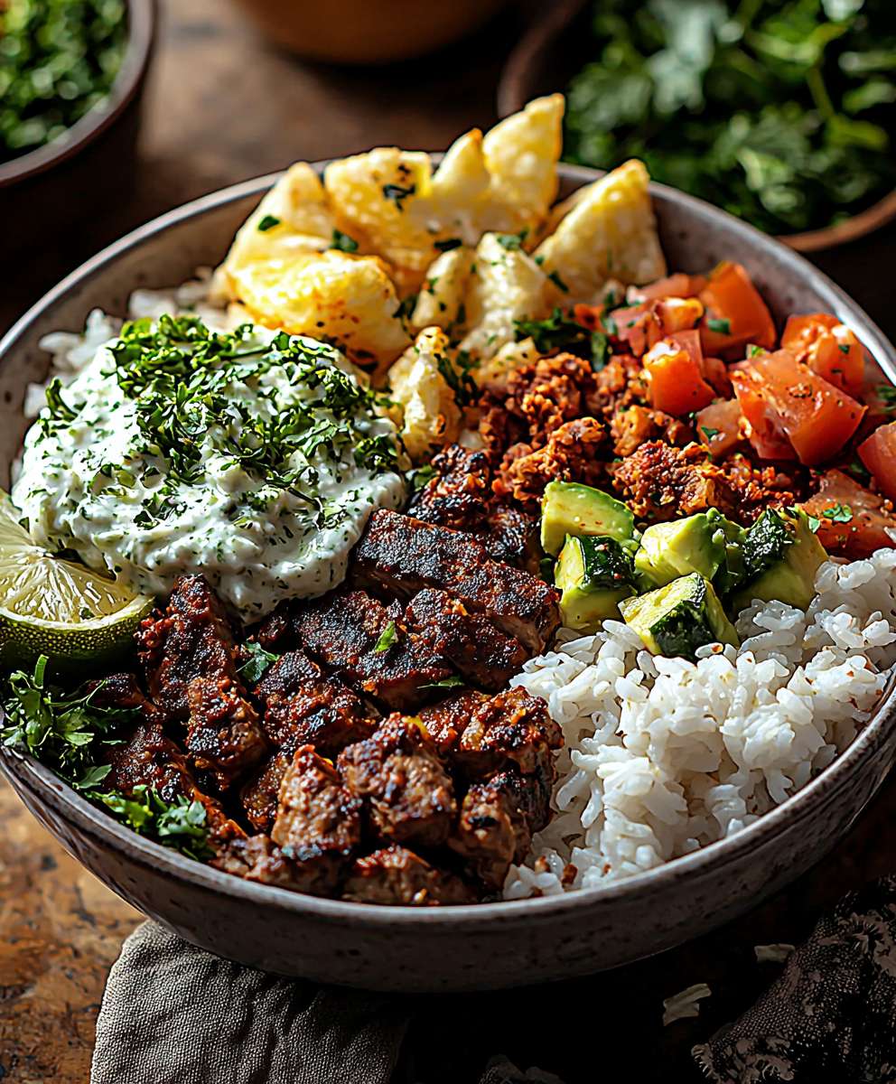 Tzatziki Gyro Rice Bowls