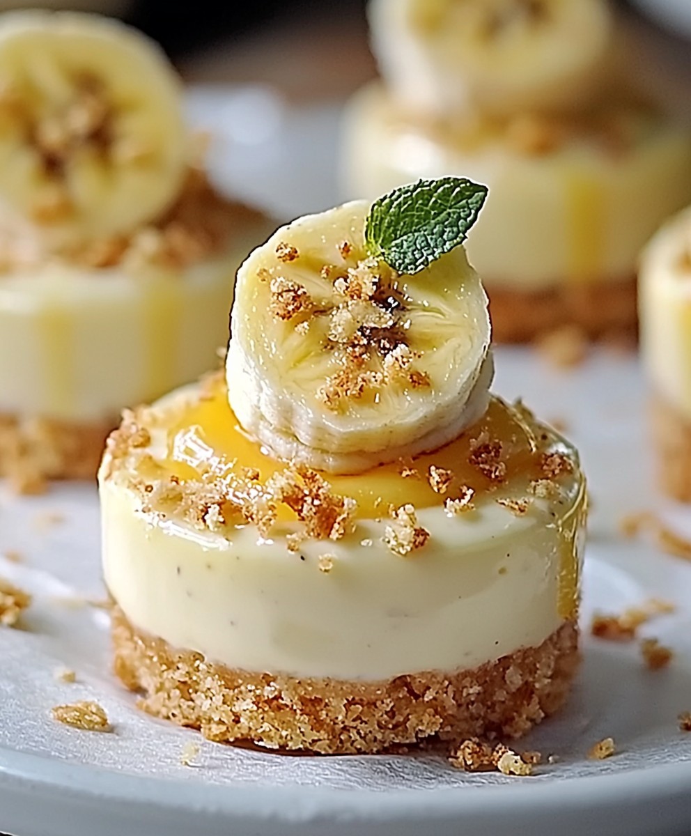 Banana Pudding Cheesecakes