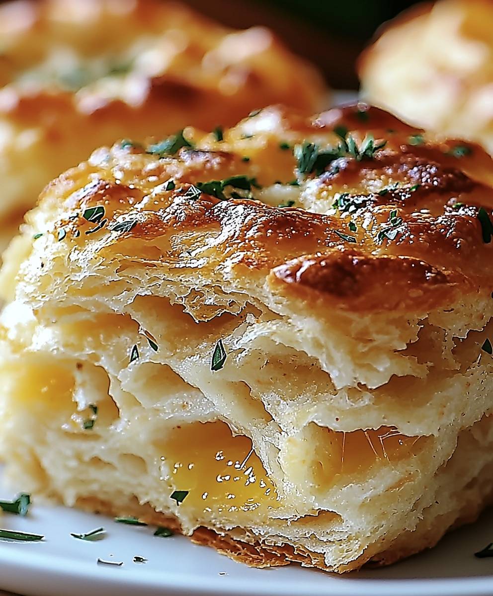 Crab Stuffed Cheddar Biscuits