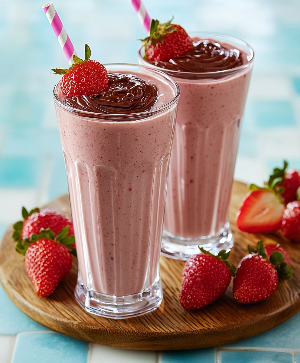 Strawberry Nutella Smoothie