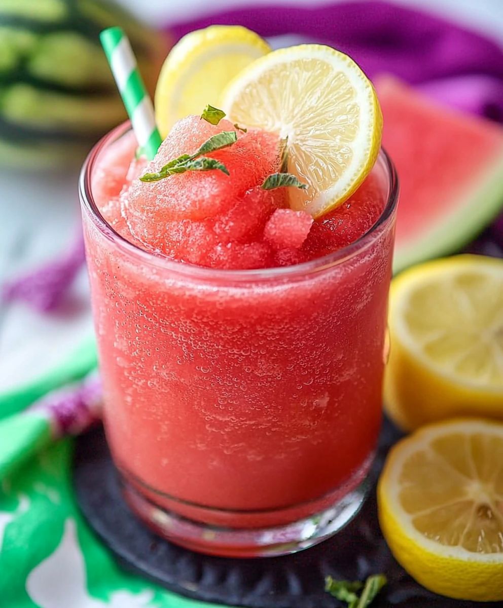 Watermelon Lemonade Slushy