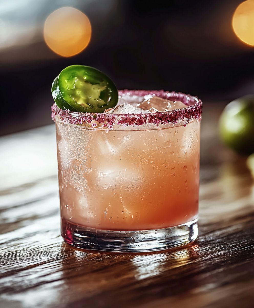Prickly pear margarita