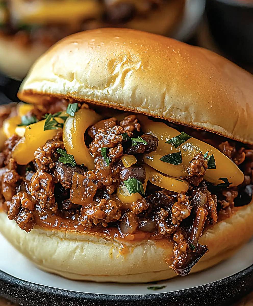 Philly Cheesesteak Sloppy Joes