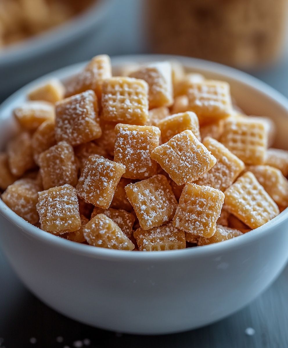 Salted Caramel Muddy Buddies