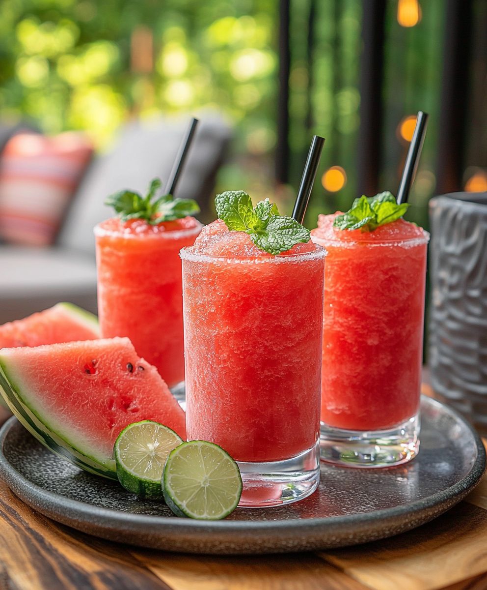 Watermelon slushie