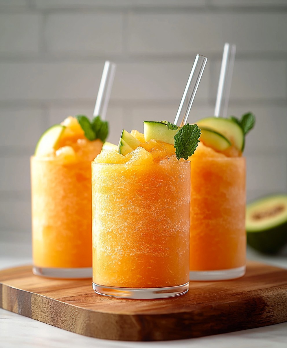 Cantaloupe Slushie