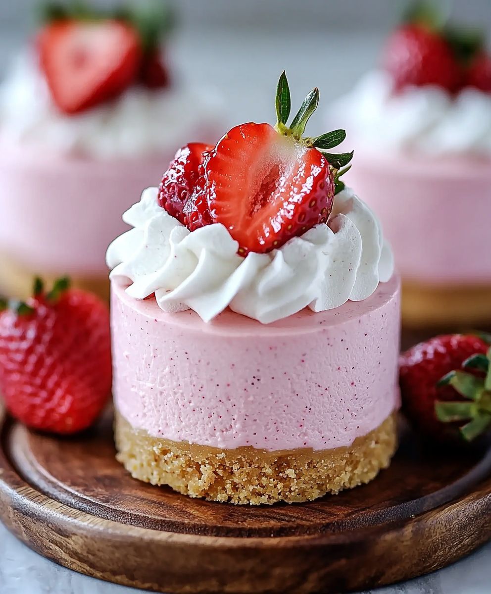 Strawberry Cheesecake No Bake
