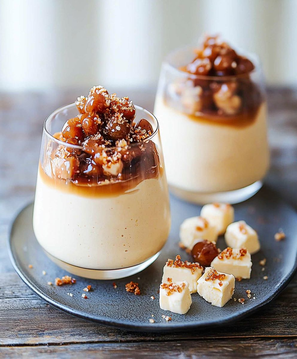 Cheesecake mousse salted caramel