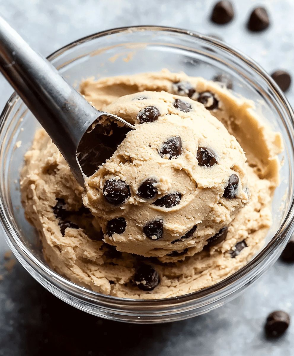 Edible cookie dough