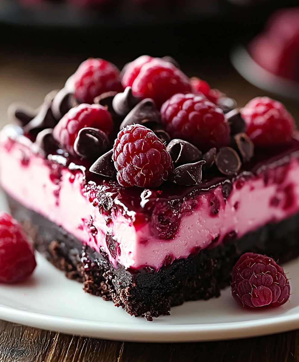 Chocolate Raspberry Cheesecake