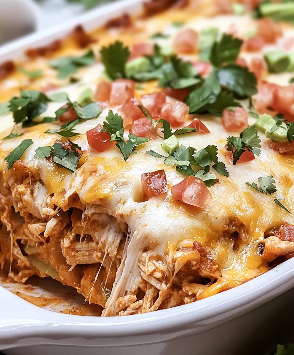 Chicken Taco Casserole Dish