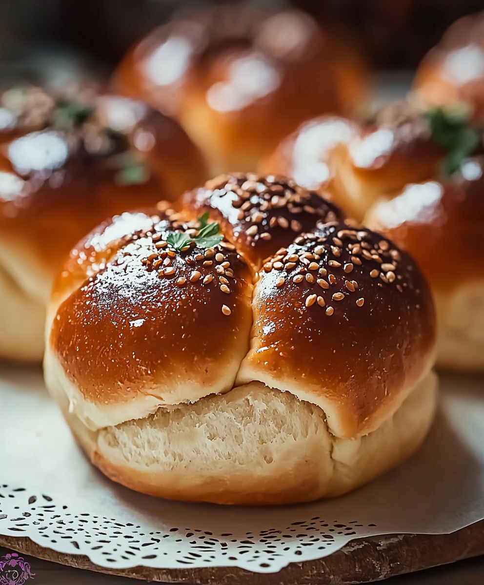 Bunny shaped buns
