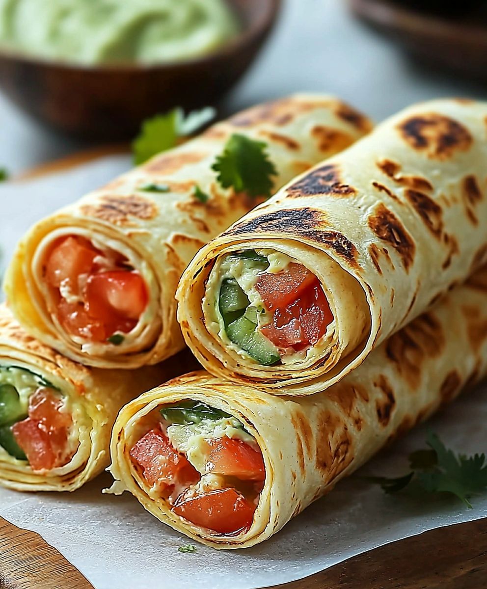 Tortilla rollups appetizer