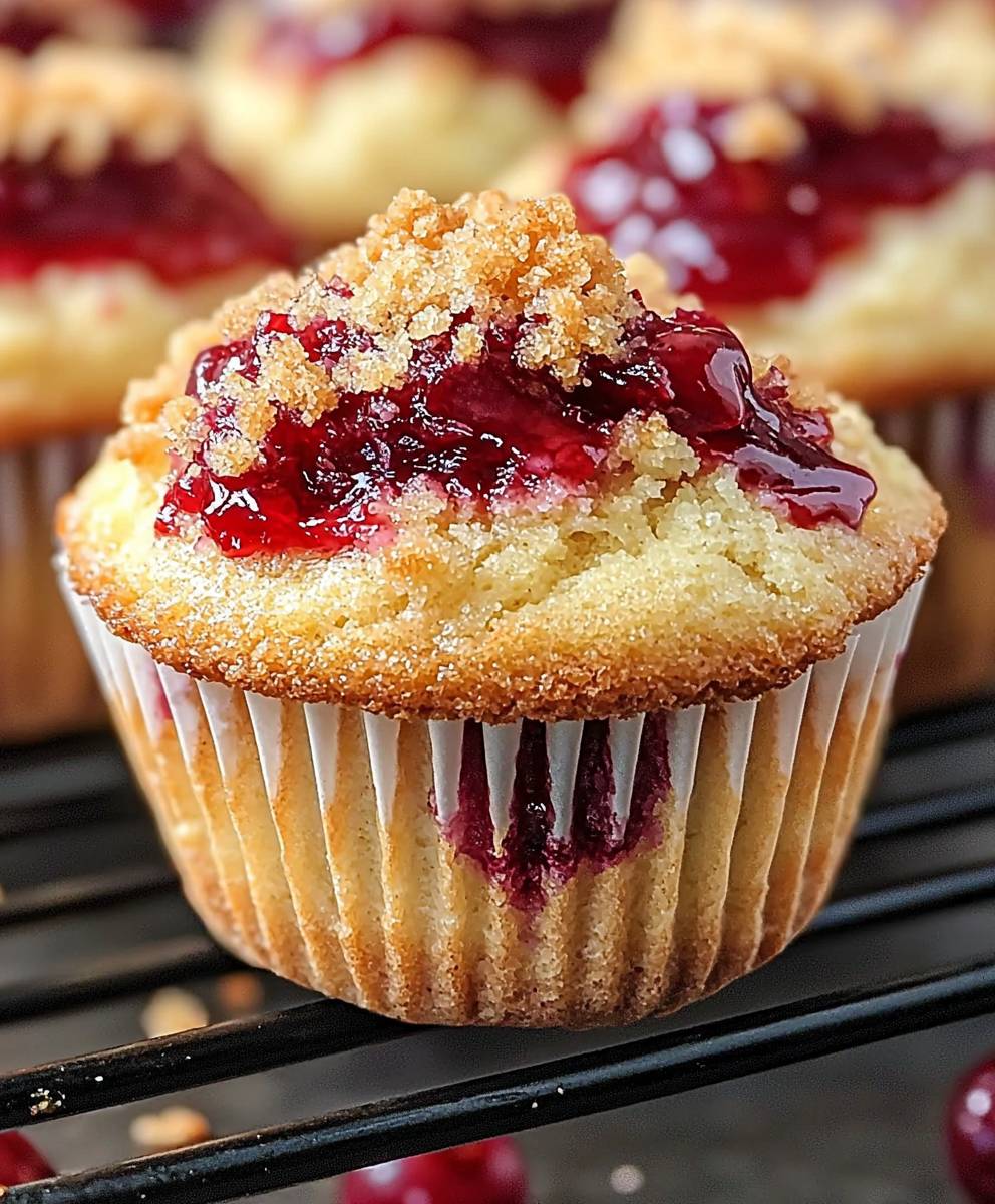 Cherry Cobbler Muffins
