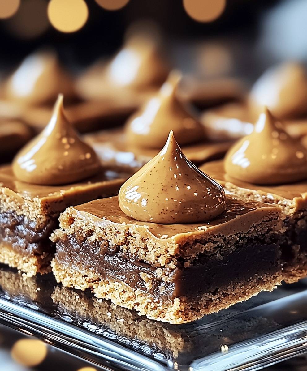 Peanut Butter Blossom Bars