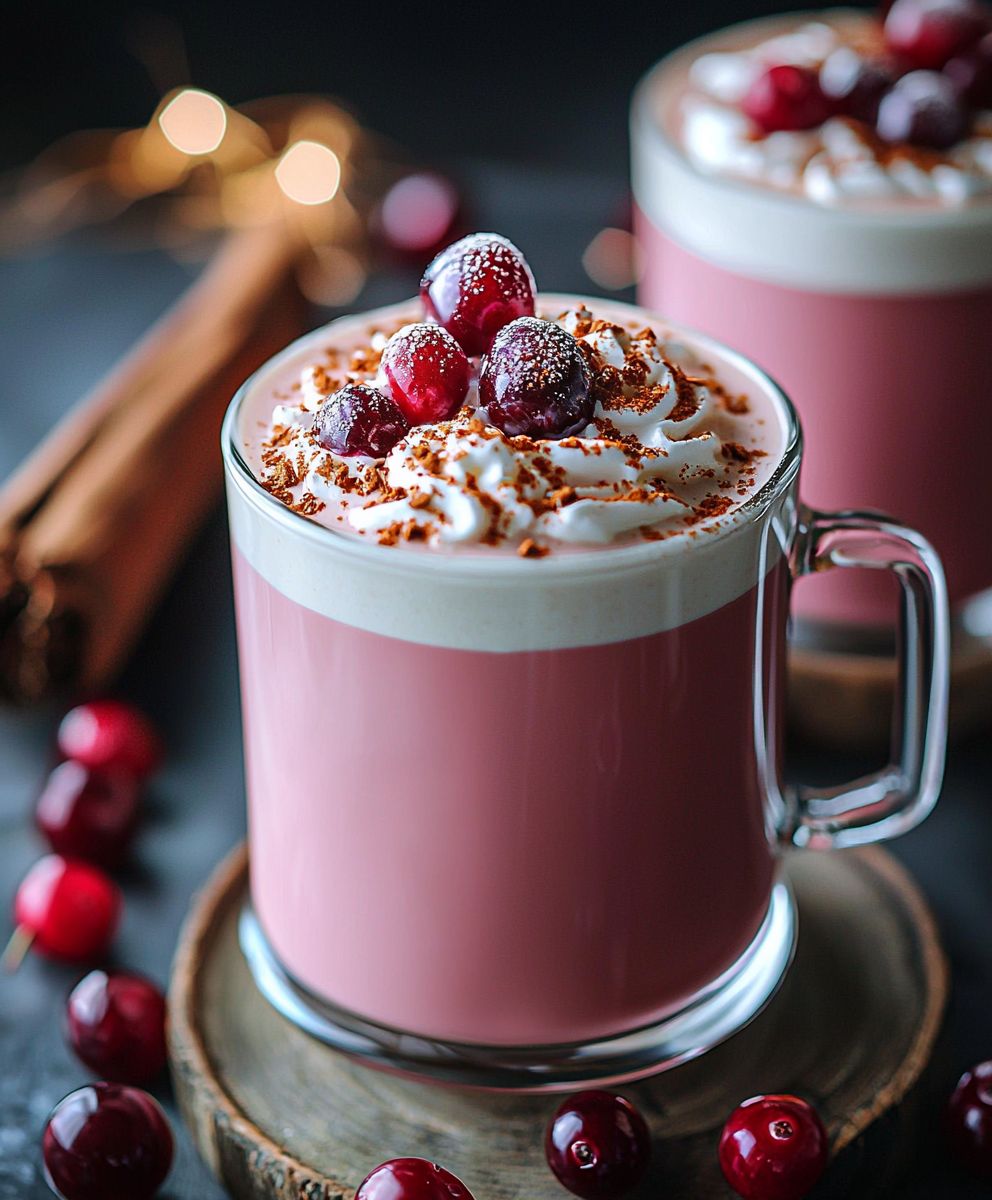 Cherry Vanilla Tea Latte
