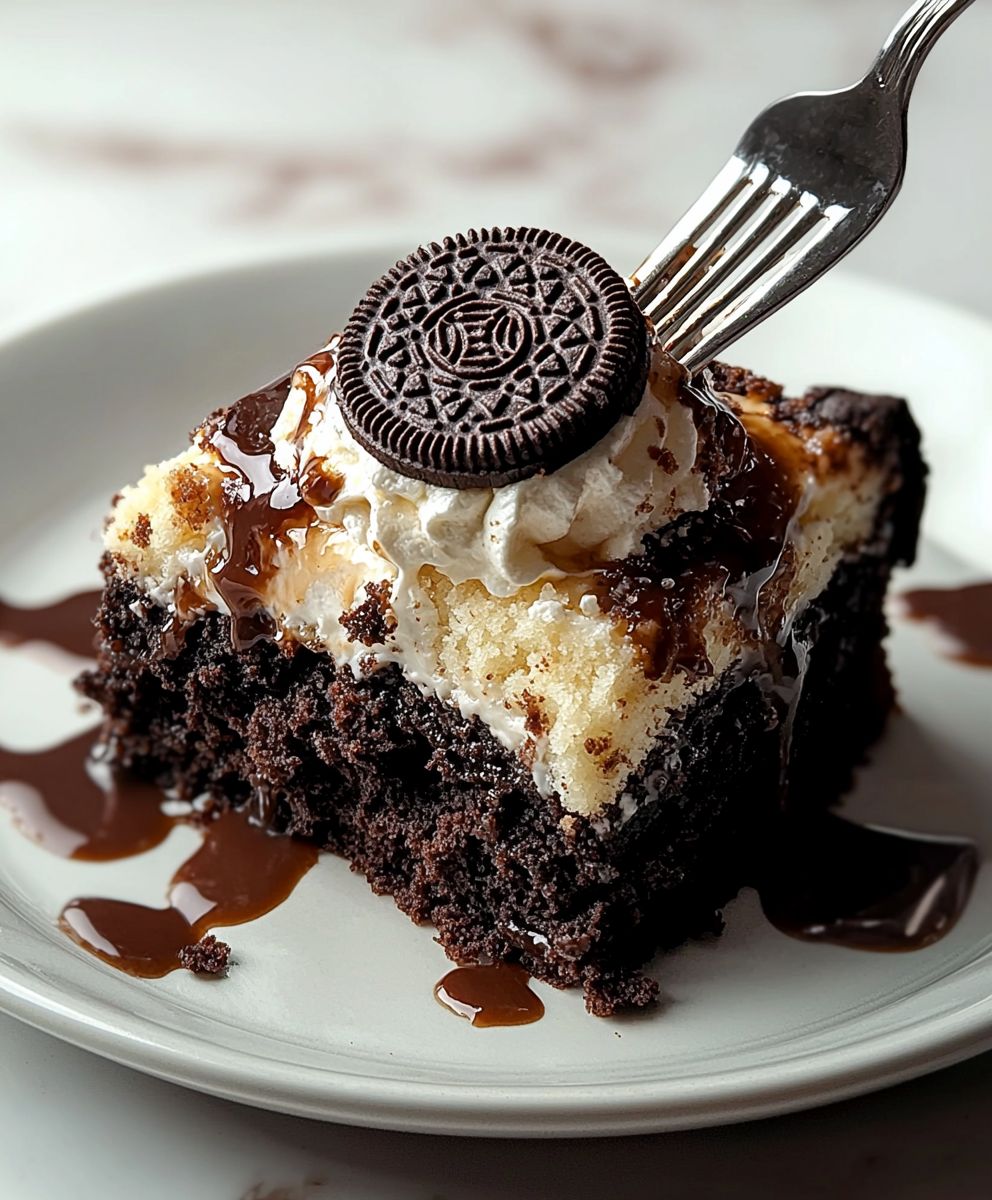 Oreo dump cake