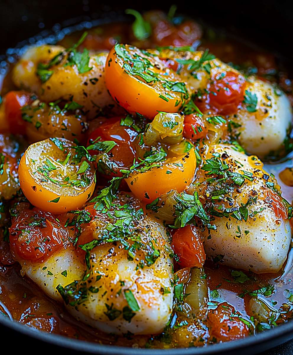Tomato lemon butter sauce