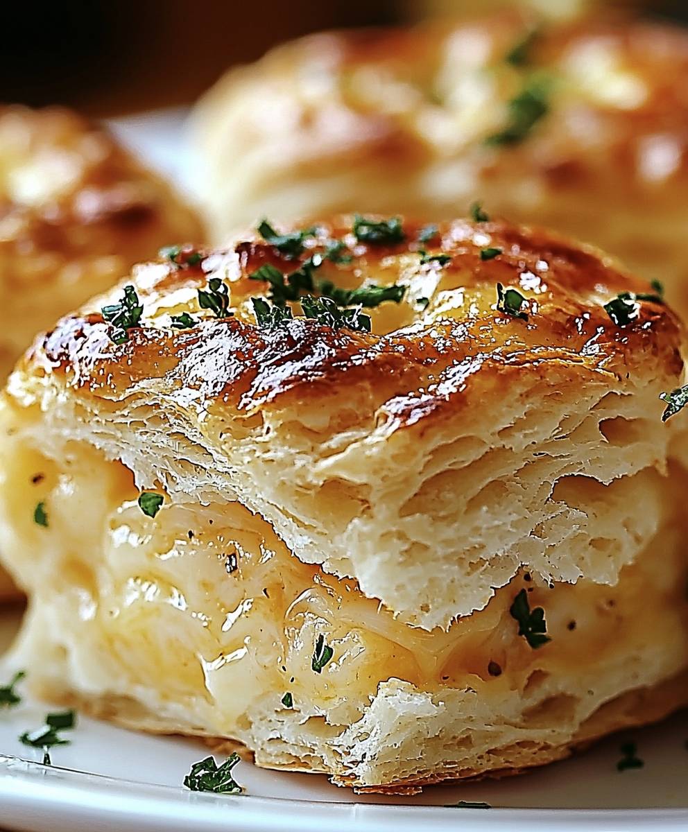 Crab Stuffed Cheddar Biscuits