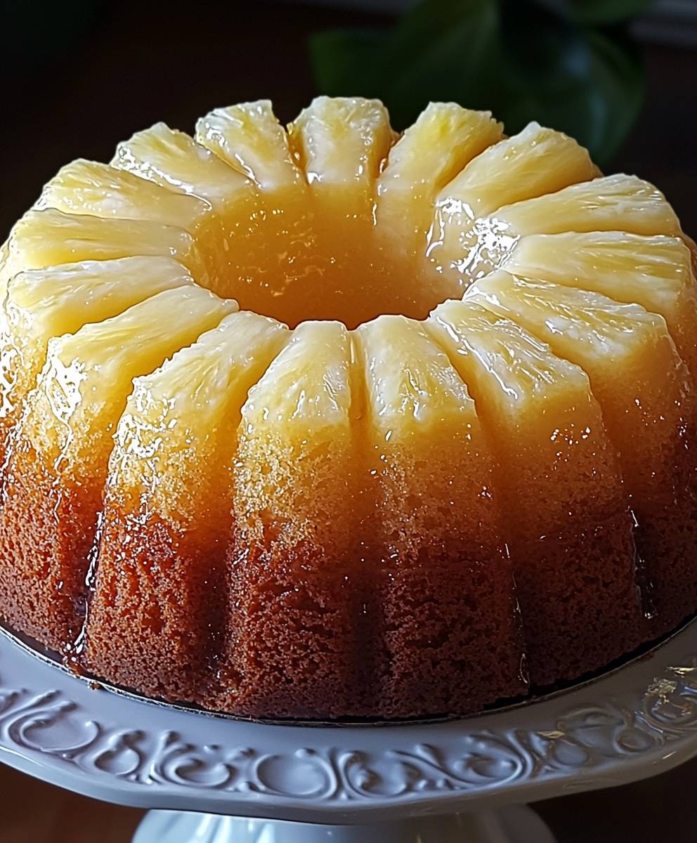 Pineapple cream cheese pound cake