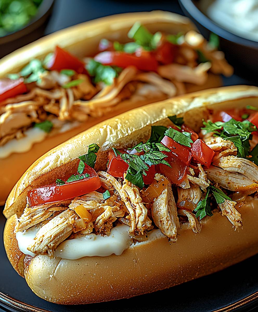 Chicken Philly Sandwiches