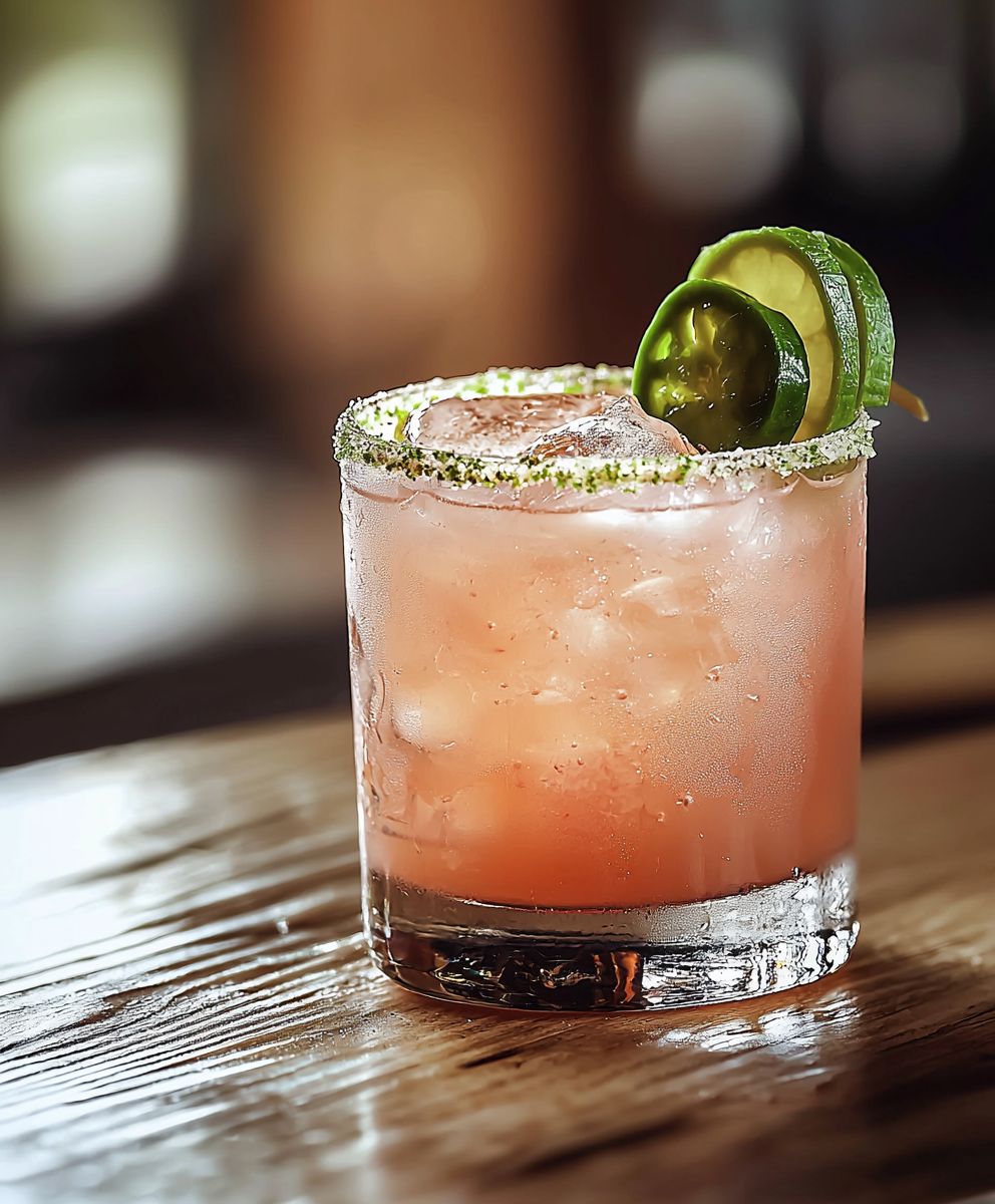 Prickly pear margarita