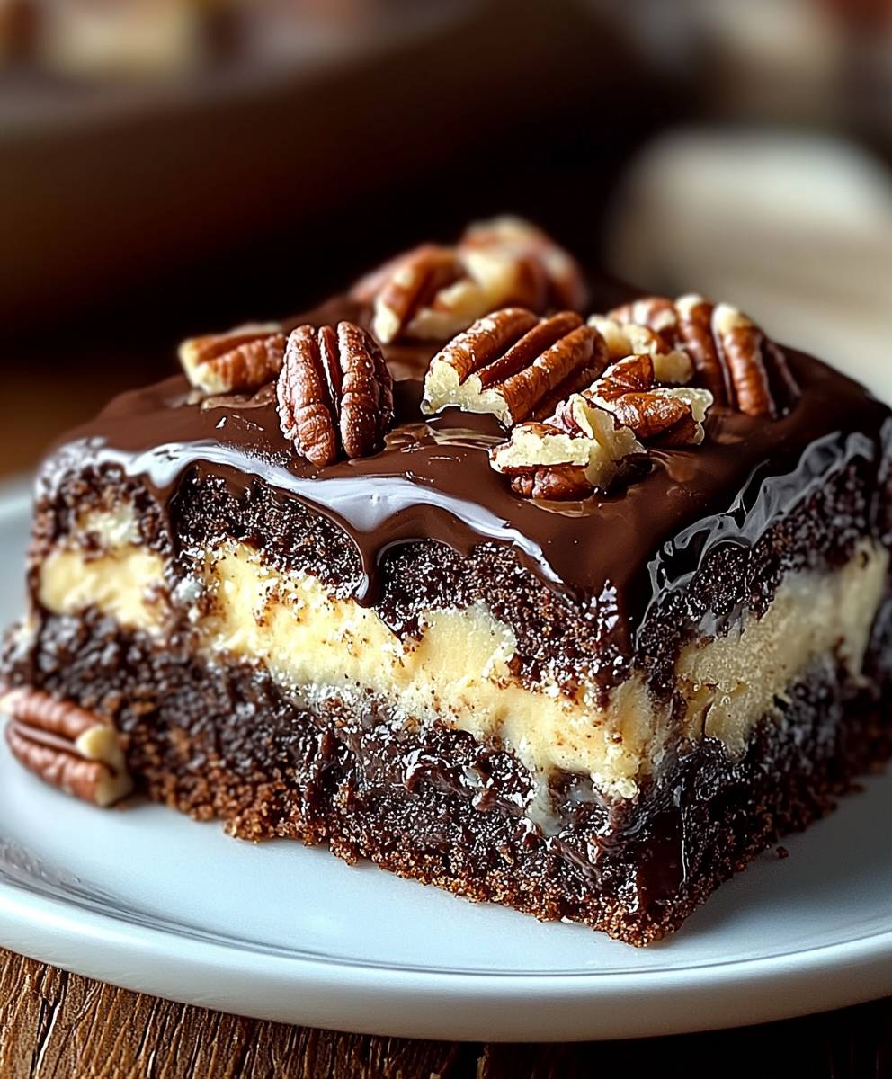 Chocolate Pecan Butter Cake