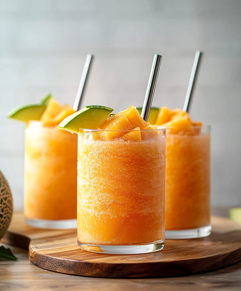 Cantaloupe Slushie