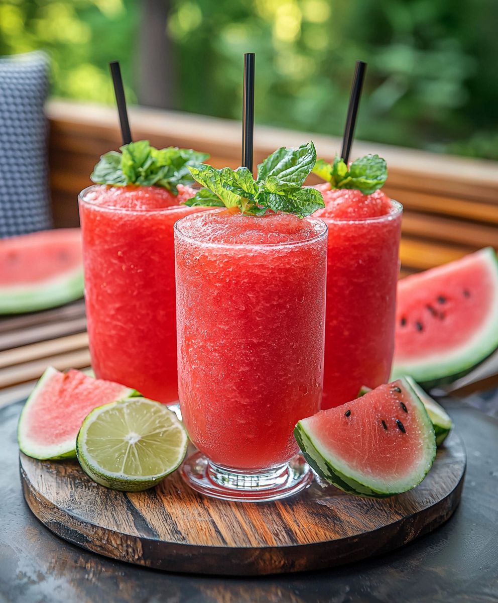 Watermelon slushie