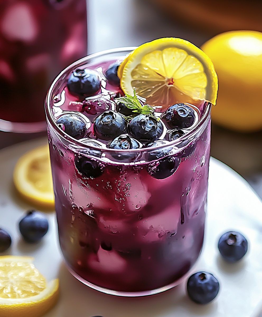 Blueberry Lemonade Drink