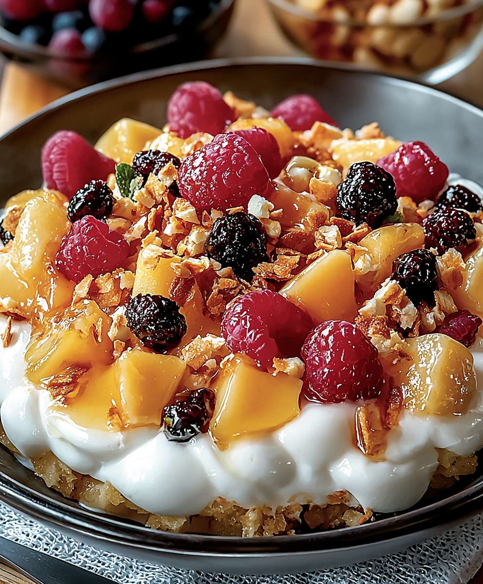 Crunch dessert salad