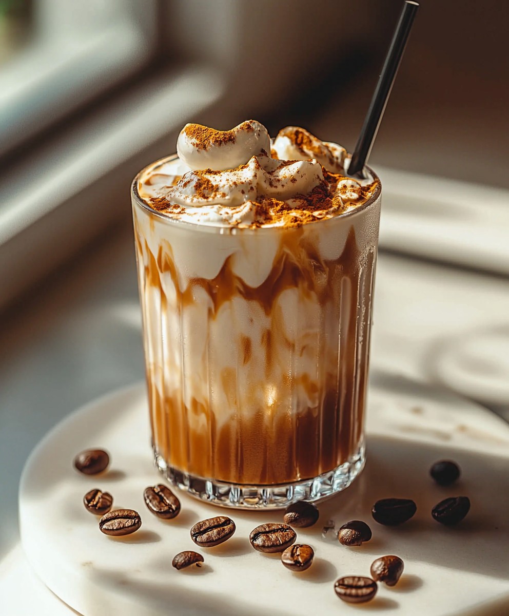 Keto cashew milk iced coffee