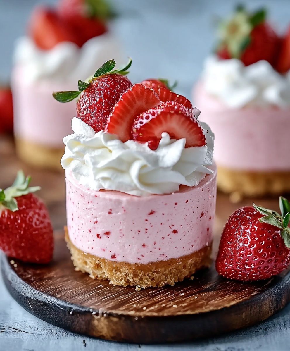 Strawberry Cheesecake No Bake