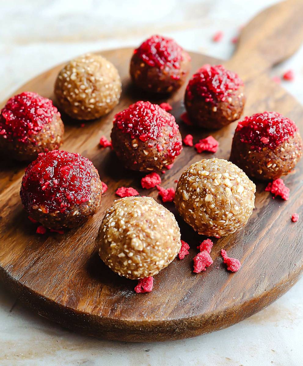 PB and J Energy Bites