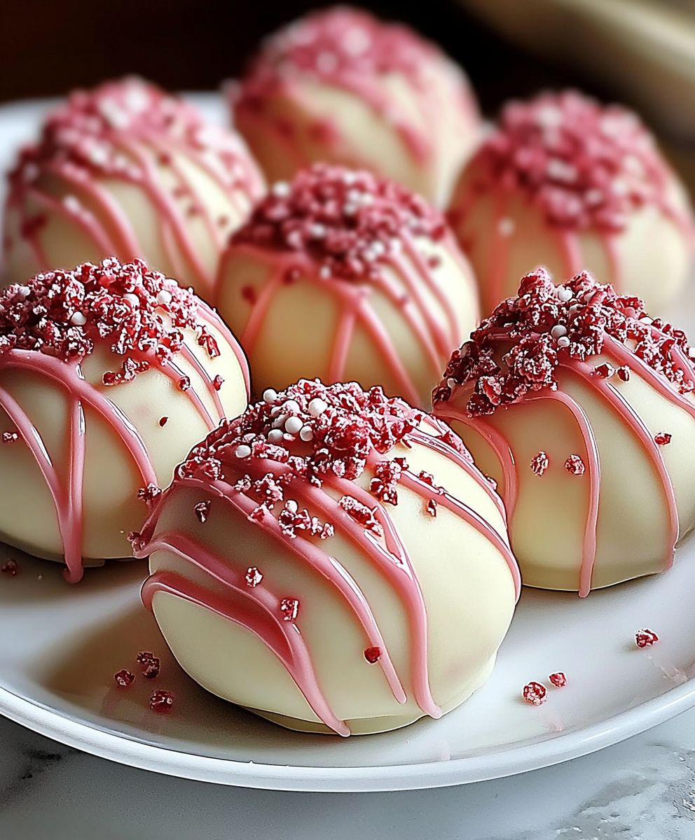 Strawberry Cheesecake Truffles